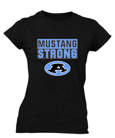Aldine Mustangs Strong #1 Women's SS T-Shirt