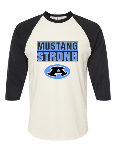 Aldine Mustangs Strong #1 Women's Baseball T-Shirt