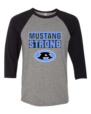 Aldine Mustangs Strong #1 Men's Baseball T-Shirt