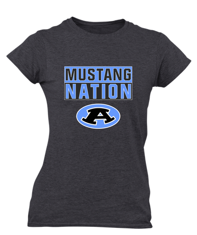 Aldine Mustangs Nation #1 Women's SS T-Shirt