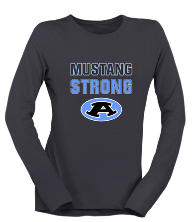 Aldine Mustangs Strong #2 Women's Premium LS T-Shirt