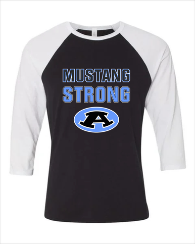 Aldine Mustangs Strong #2 Men's Baseball T-Shirt