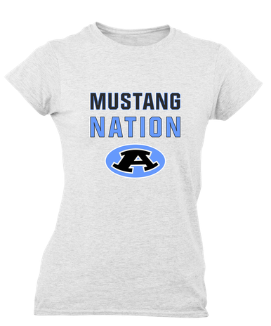 Aldine Mustangs Nation #2 Women's SS T-Shirt