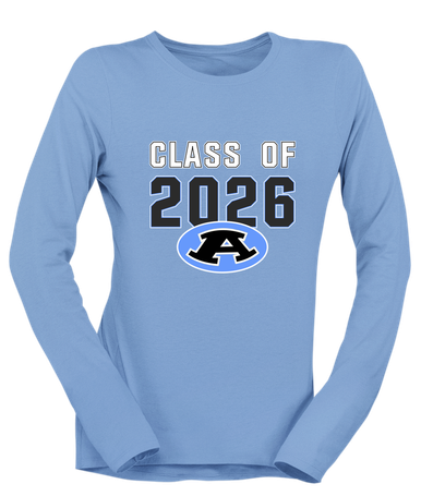 Aldine Mustangs Class of 2026 Women's LS T-Shirt