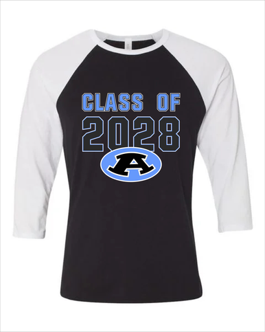 Aldine Mustangs Class of 2028 Men's Baseball T-Shirt