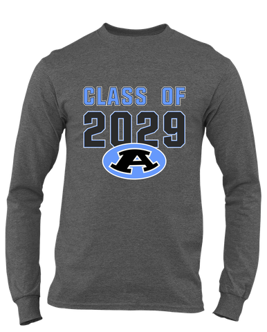 Aldine Mustangs Class of 2029 Men's LS T-Shirt
