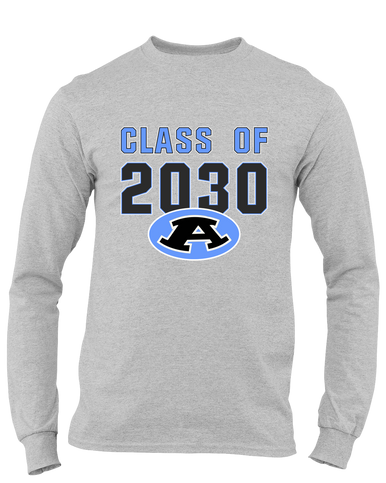 Aldine Mustangs Class of 2030 Men's LS T-Shirt