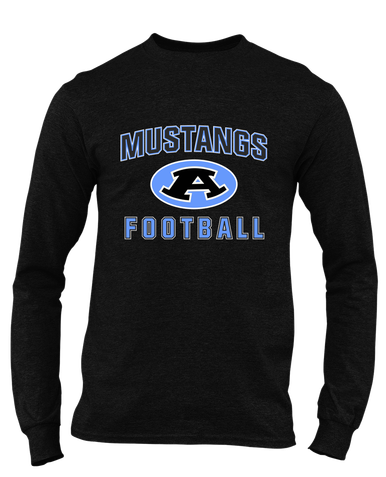 Aldine Mustangs Football #1 Men's Premium LS T-Shirt