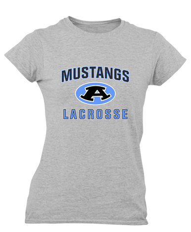 Aldine Mustangs Lacrosse Women's Premium SS T-Shirt