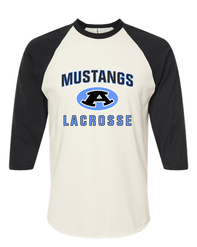 Aldine Mustangs Lacrosse Women's Baseball T-Shirt