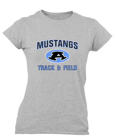 Aldine Mustangs Track & Field Women's Premium SS T-Shirt