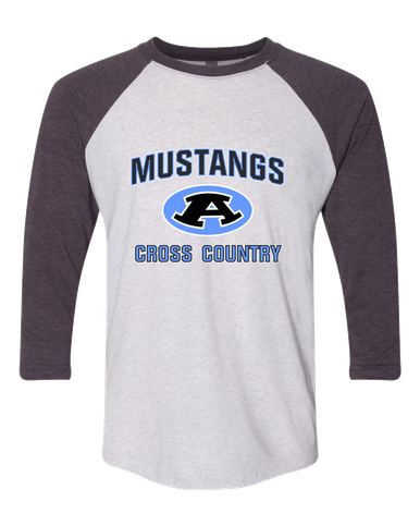 Aldine Mustangs Cross Country Women's Baseball T-Shirt