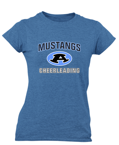 Aldine Mustangs Cheerleading Women's Premium SS T-Shirt
