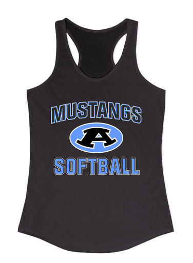 Aldine Mustangs Softball #1 Women's Tank Top