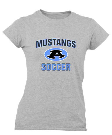 Aldine Mustangs Soccer #1 Women's Premium SS T-Shirt