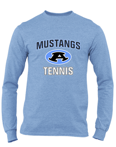 Aldine Mustangs Tennis Men's LS T-Shirt