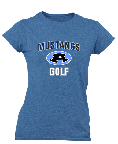 Aldine Mustangs Golf Women's Premium SS T-Shirt