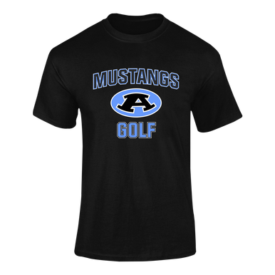 Aldine Mustangs Golf Men's SS T-Shirt