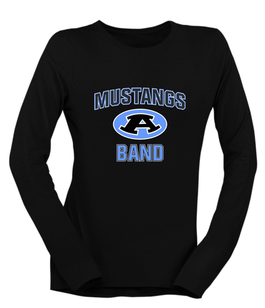 Aldine Mustangs Band # 1 Women's LS T-Shirt
