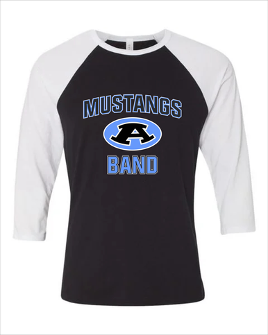 Aldine Mustangs Band # 1 Men's Baseball T-Shirt