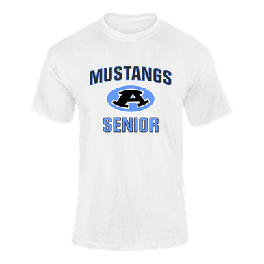 Aldine Mustangs Senior #1 Men's SS T-Shirt