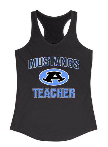 Aldine Mustangs Teacher Women's Tank Top