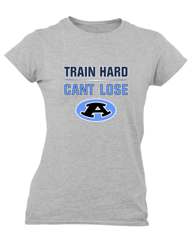 Aldine Mustangs Train Hard, Can't Lose Women's SS T-Shirt