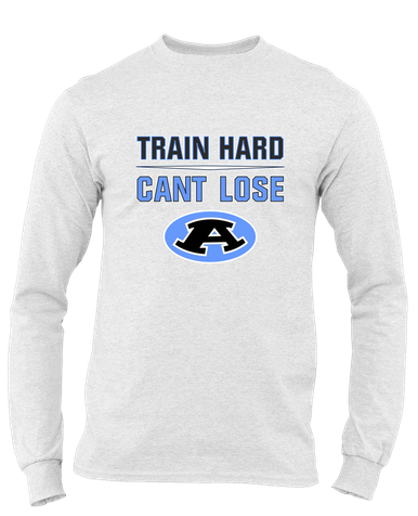 Aldine Mustangs Train Hard, Can't Lose Men's Premium LS T-Shirt