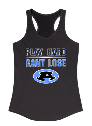 Aldine Mustangs Play Hard, Can't Lose Women's Tank Top