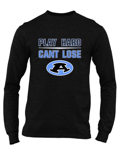 Aldine Mustangs Play Hard, Can't Lose Men's Premium LS T-Shirt