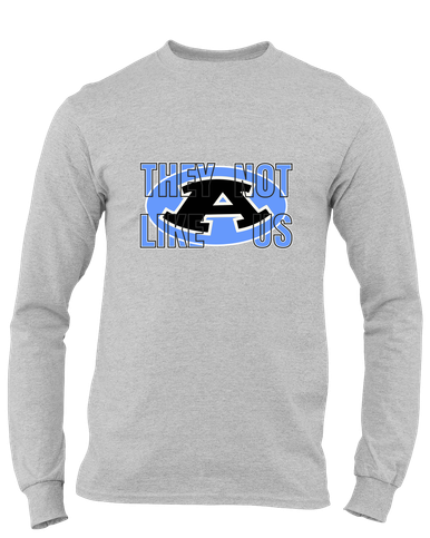 Aldine Mustangs They Not Like Us #2 Men's LS T-Shirt