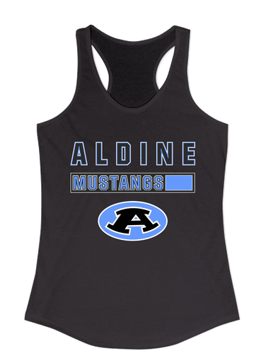 Aldine Mustangs Mascot #7 Women's Tank Top