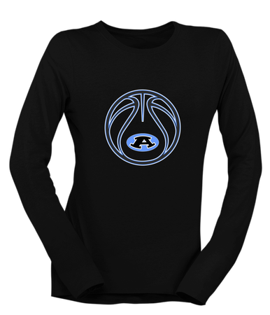 Aldine Mustangs Basketball #2 Women's LS T-Shirt