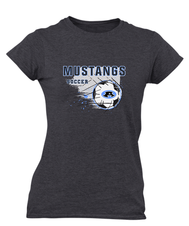 Aldine Mustangs Soccer #2 Women's Premium SS T-Shirt