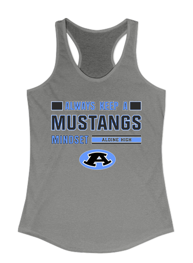 Aldine Mustangs Mindset Women's Tank Top