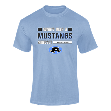 Aldine Mustangs Mindset Men's SS T-Shirt
