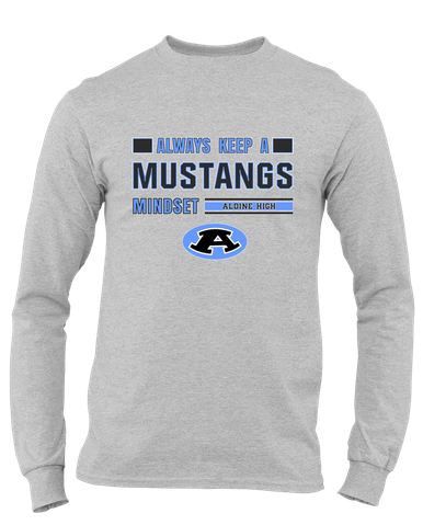 Aldine Mustangs Mindset Men's Premium LS T-Shirt