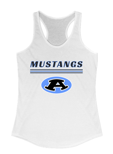Aldine Mustangs Mascot #8 Women's Tank Top