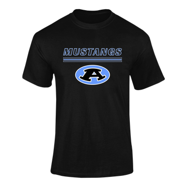 Aldine Mustangs Mascot #8 Men's SS T-Shirt