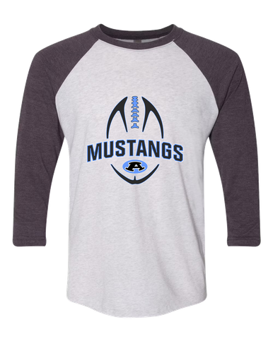 Aldine Mustangs Football #5 Women's Baseball T-Shirt
