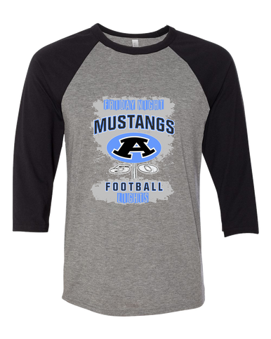 Aldine Mustangs Football #6 Men's Baseball T-Shirt