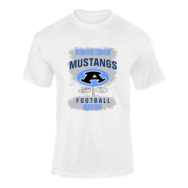 Aldine Mustangs Football #6 Men's SS T-Shirt