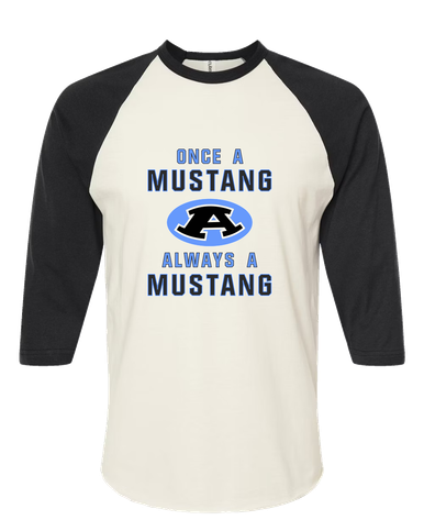Aldine Mustangs Once A Men's Baseball T-Shirt