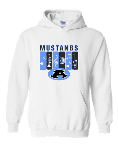 Aldine Mustangs Band # 2 Men's Hoodie