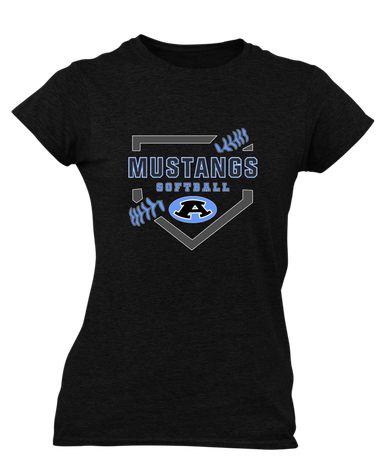 Aldine Mustangs Softball #2 Women's Premium SS T-Shirt