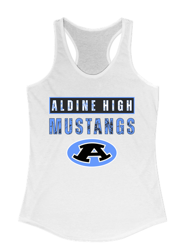 Aldine Mustangs Mascot #9 Women's Tank Top