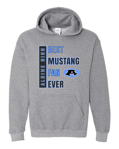 Aldine Mustangs Best Mustang Fan Men's Hoodie
