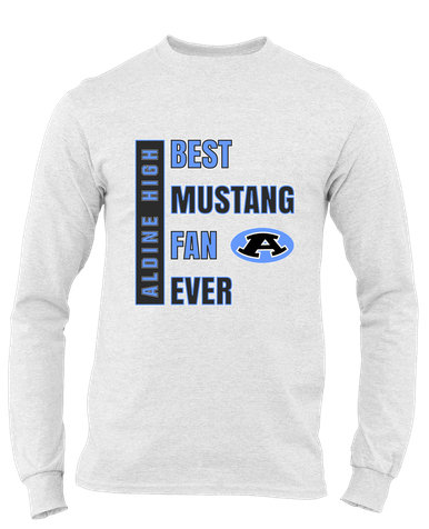 Aldine Mustangs Best Mustang Fan Men's Premium LS T-Shirt