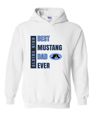 Aldine Mustangs Best Mustang Dad Men's Hoodie