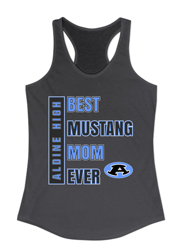 Aldine Mustangs Best Mustang Mom Women's Tank Top